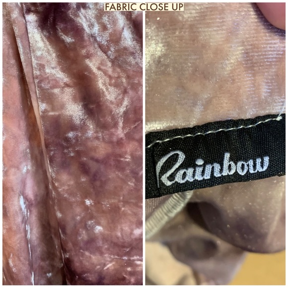RAINBOW PINK & DARK PINK CRUSHED VELOUR JOGGER PANTS (1X) - Picture 11 of 13